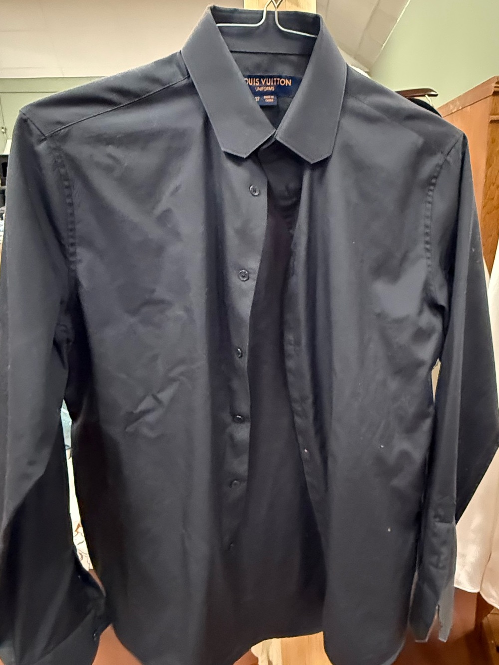 Louis Vuitton Men's Black Uniform Shirt